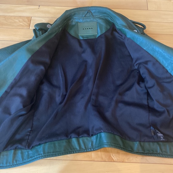 BlankNYC Green Pleather Moto Jacket - Picture 13 of 16